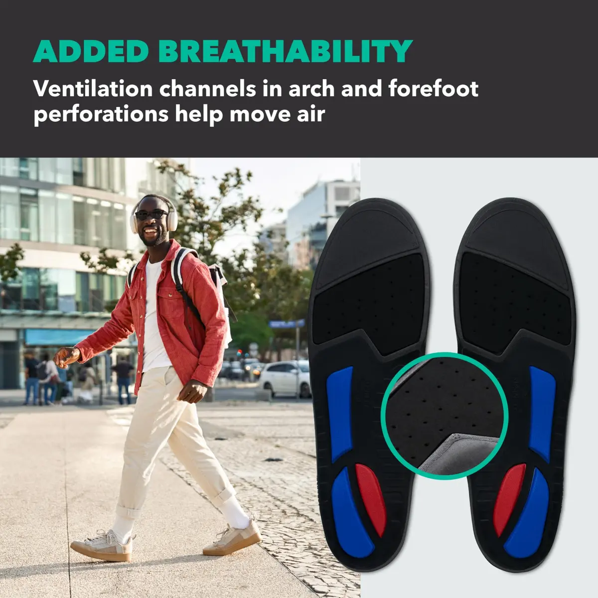 Spenco Total Support Max Shoe Insoles | Orthotic Arch Support for Over-Pronation & Shock Absorption (70-120 chars) - view 8