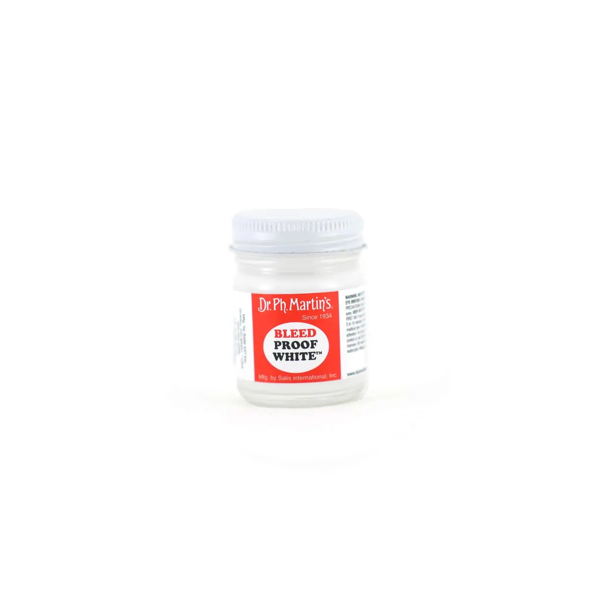 Dr. Ph. Martin's Bleed Proof White 1.0 oz Watercolor Paint | Opaque, Bleedproof, USA Made - main product image