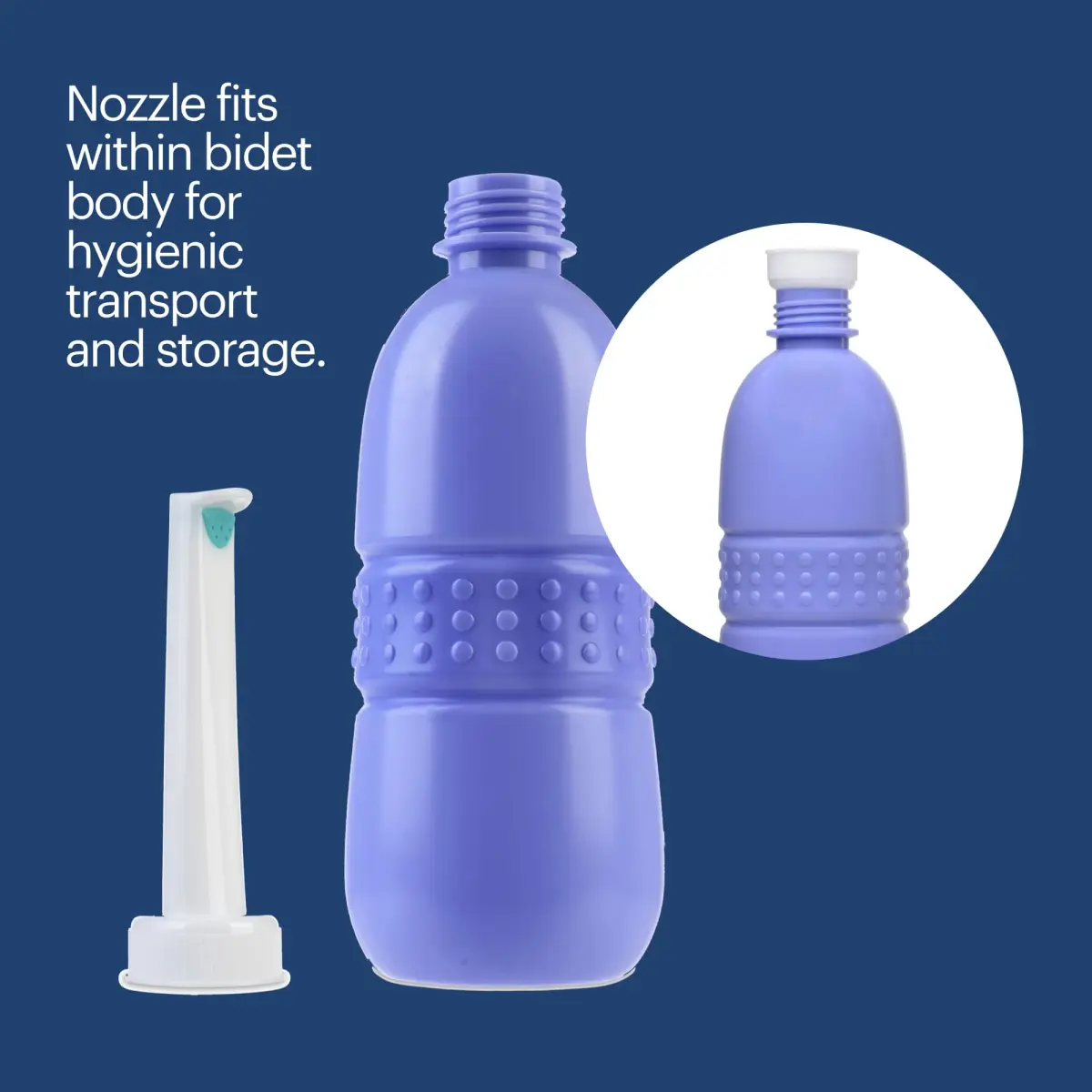 Brondell GoSpa Travel Bidet GS-70 Portable Peri Bottle 400ml (13.5 Fl Oz) | Postpartum & Perineal Care - view 5