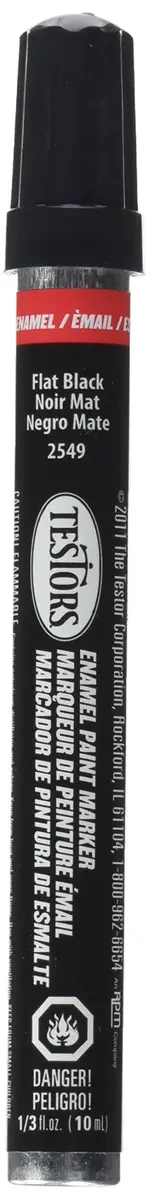 Testors Enamel Paint Marker Black Fine Tip | ASTM D-4236 Certified - view 2