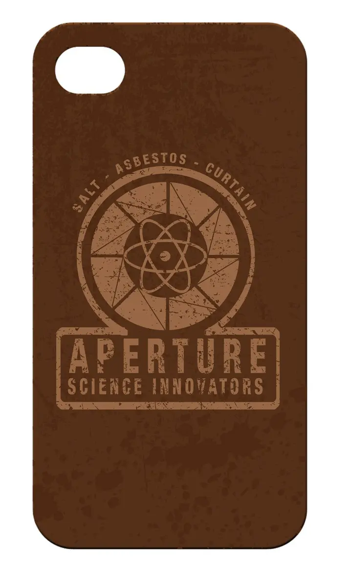 Animewild Cell Phone Case for iPhone 4 | Portal Series Aperture Laboratories Design | Multi-Colored - main product image