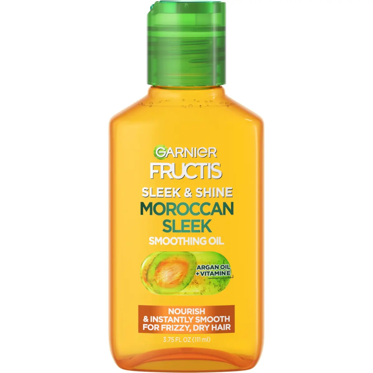 Garnier Fructis Sleek & Shine Moroccan Sleek Smoothing Oil 111ml (3.75 Fl Oz) | Frizz Control for Dry Hair - main product image