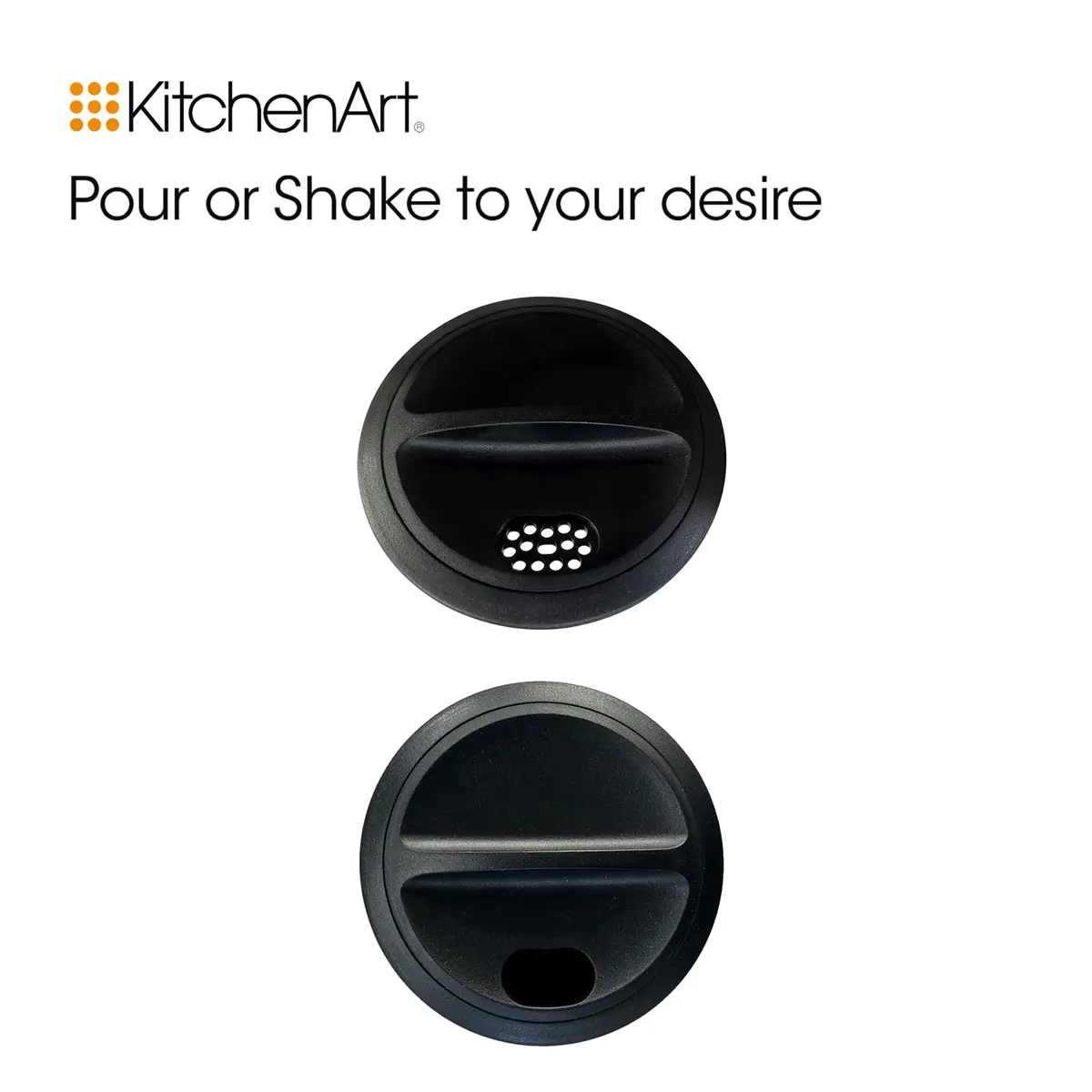 KitchenArt Automeasure Adjustable Sugar Dispenser/Shaker Black 198ml (0.75 Cup) | Portion Control Coffee Bar Essential - view 6