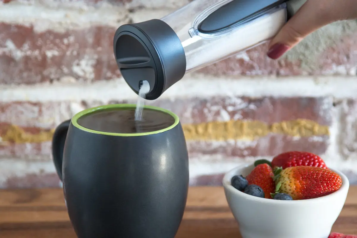 KitchenArt Automeasure Adjustable Sugar Dispenser/Shaker Black 198ml (0.75 Cup) | Portion Control Coffee Bar Essential - view 3
