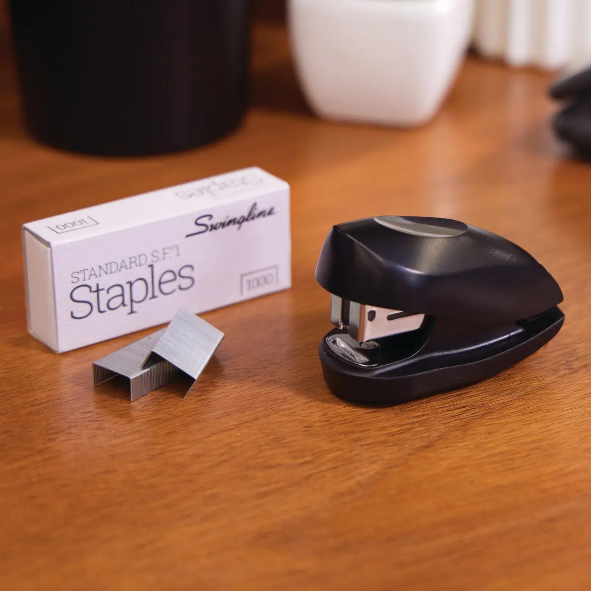 Swingline Tot Mini Stapler Black 3.3cm (1.3in) | Jam-Free Stapling for Students & Office - view 2