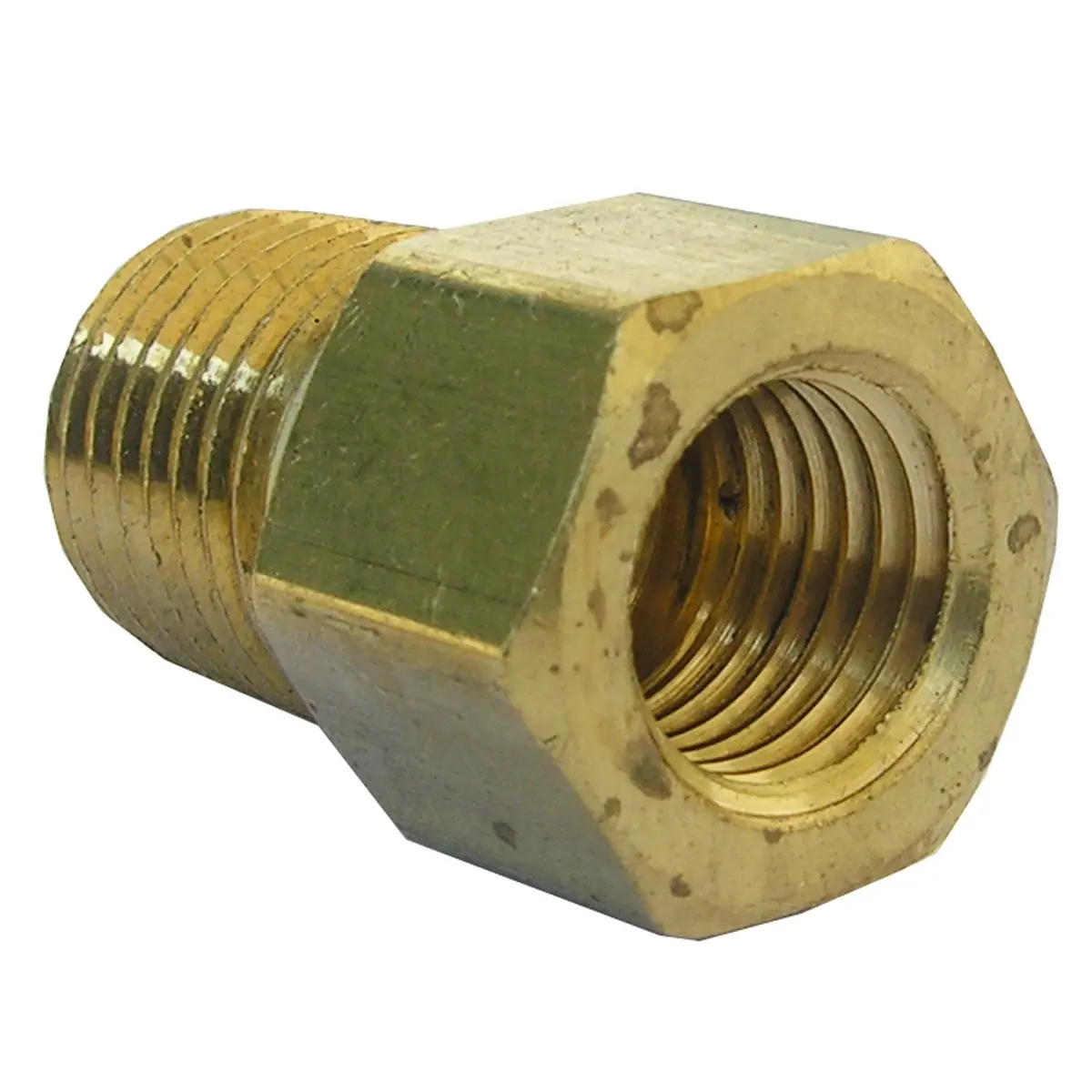 LASCO 17-6783 1/4-Inch Female Flare Brass Adapter | Durable, Long-Lasting Plumbing Fitting for Fuel, Oil, Gas Lines - main product image
