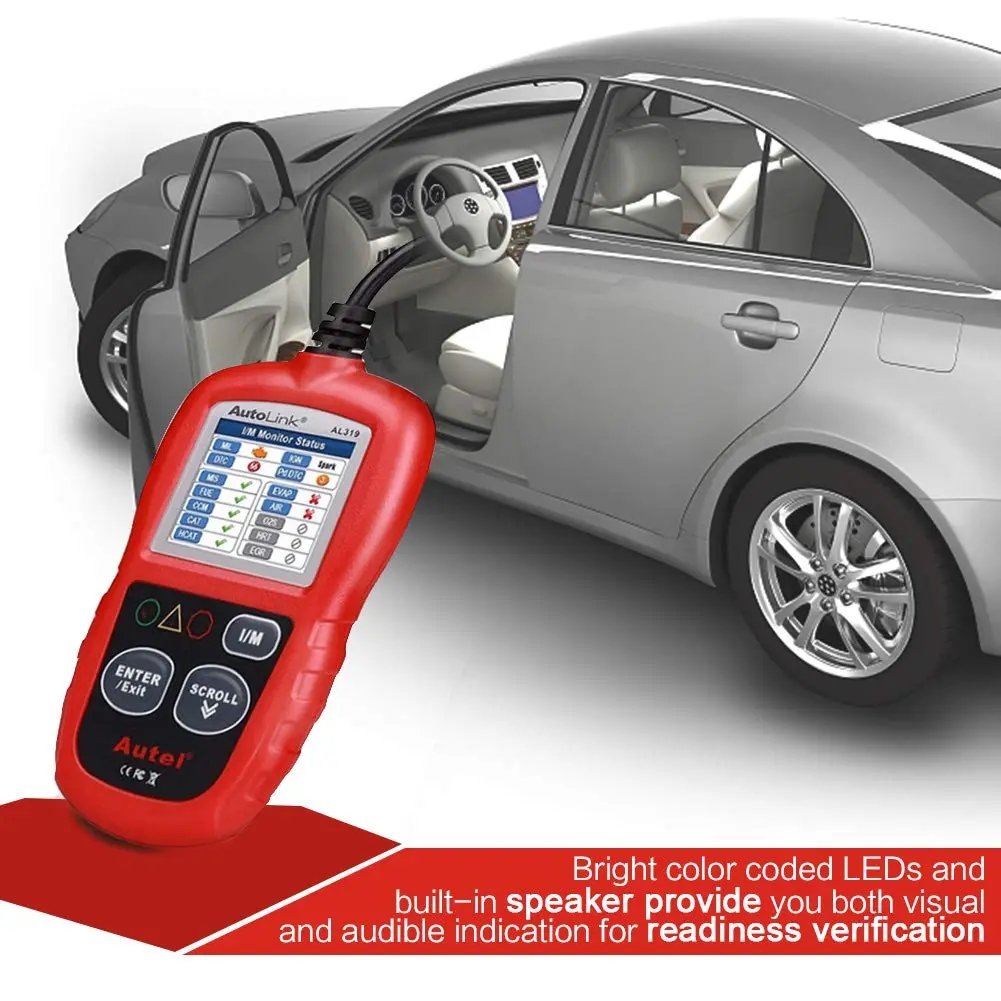 Autel Autolink AL319 Car OBD2 Scanner Code Reader Engine Fault Code Scanner CAN Diagnostic Tool for All Vehicles Since 1996 - view 6
