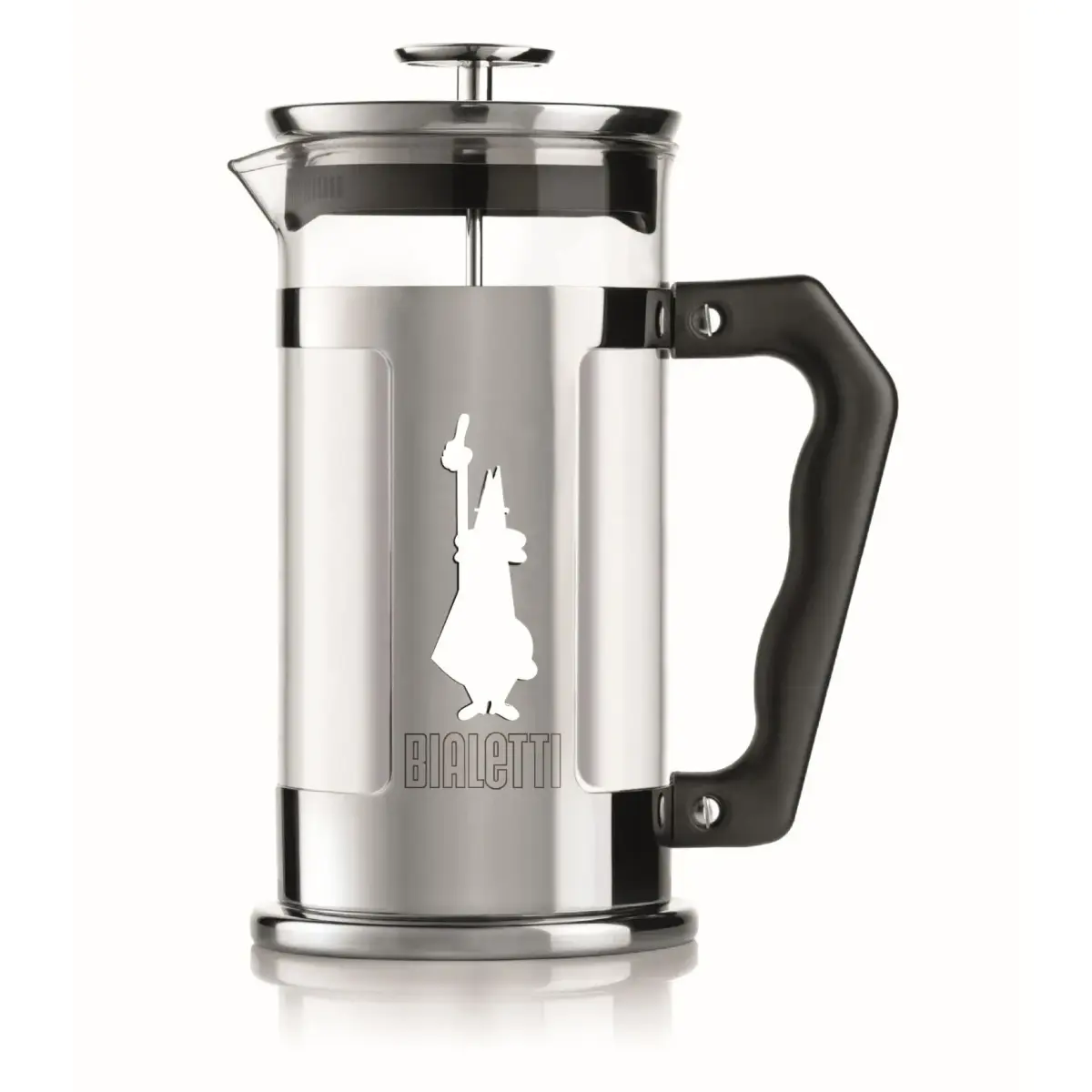 Bialetti Preziosa Stainless Steel 3-Cup French Press Coffee Maker 350ml (12 Fl Oz) | Brew Rich Coffee with Fine Mesh Filter - main product image