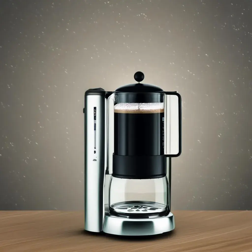 Bodum Brazil French Press Coffee Maker 1.5L (51oz) | Classic Black Glass & Stainless Steel - view 3
