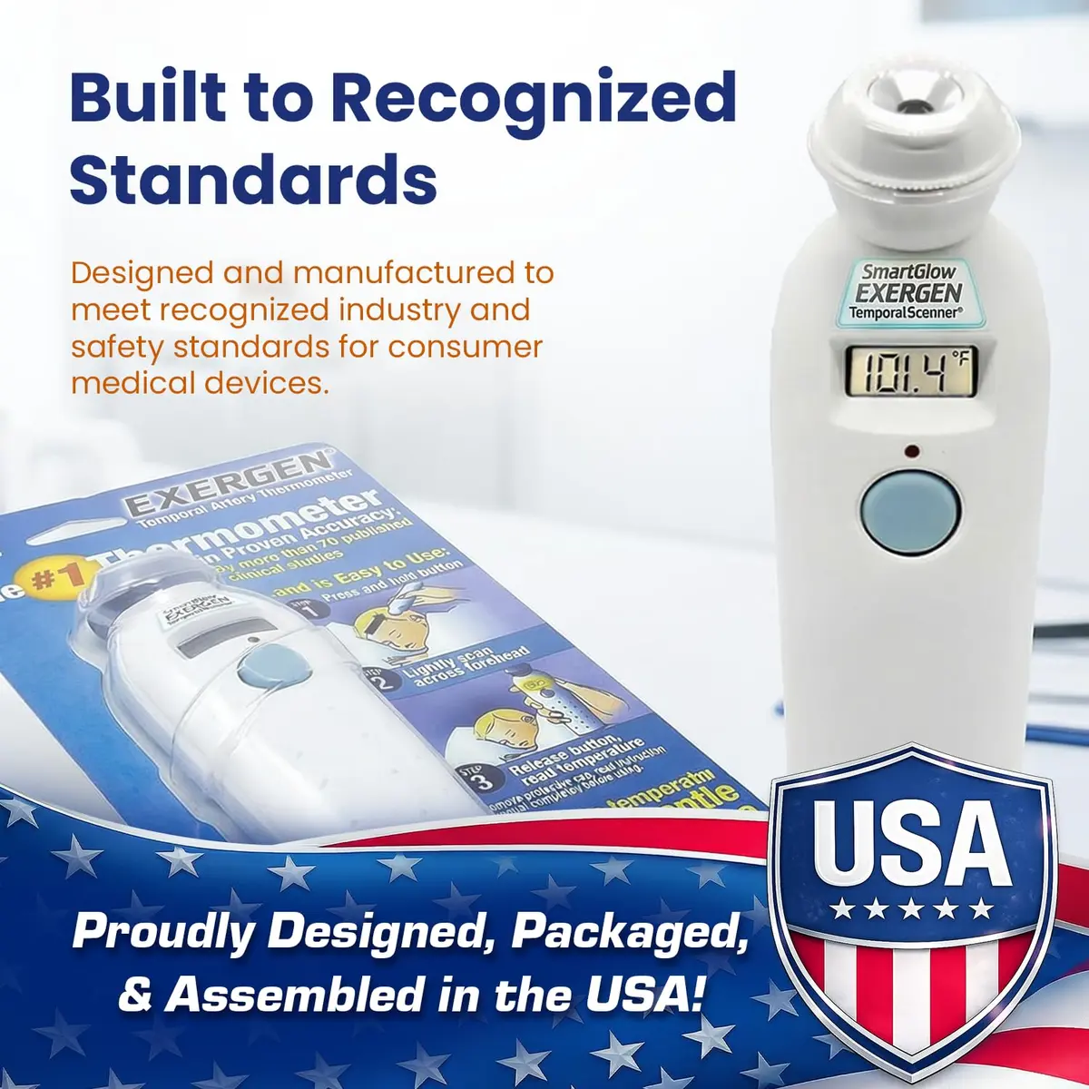 Exergen Temporal Artery Thermometer | Fast Accurate Forehead Reading for Kids & Adults - view 6