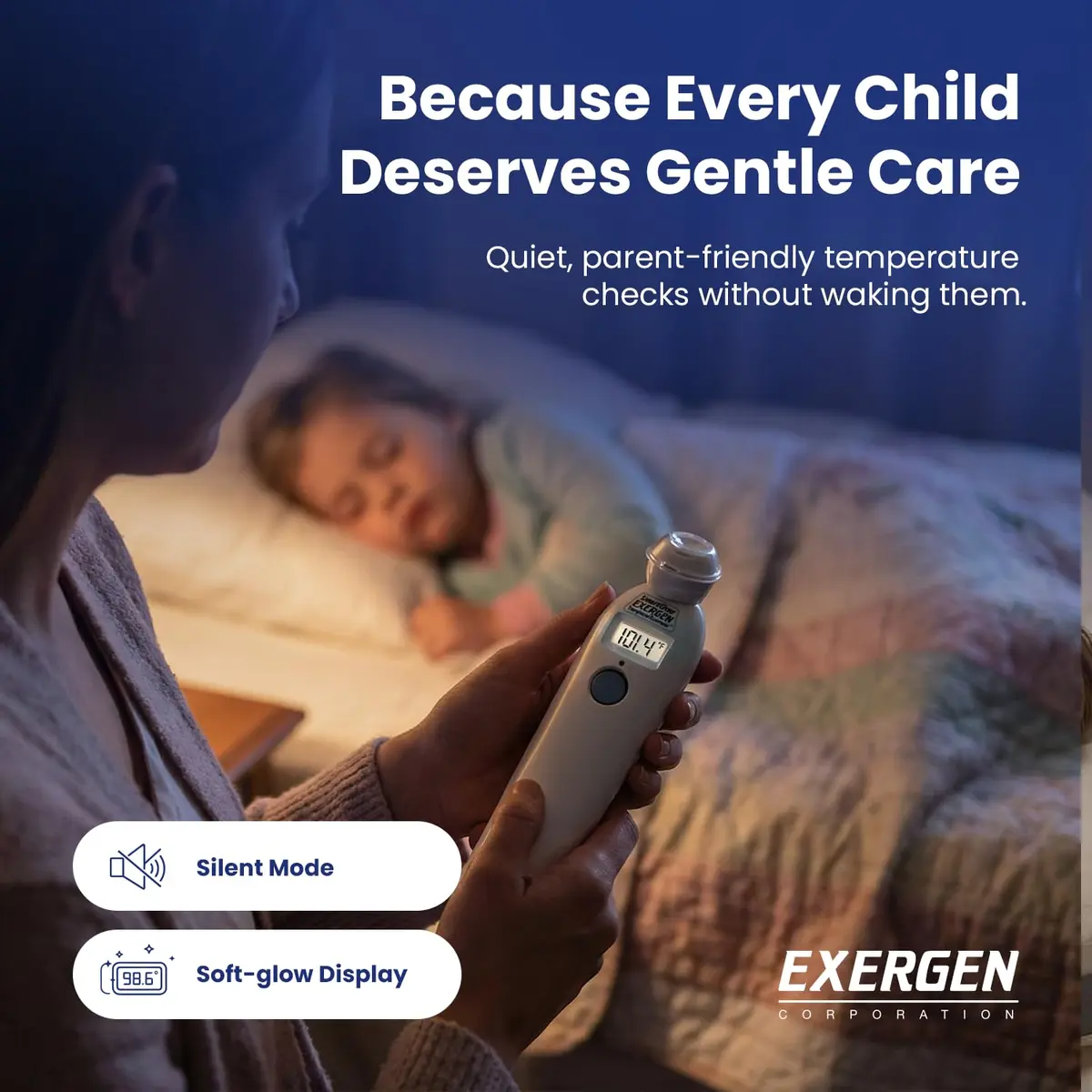 Exergen Temporal Artery Thermometer | Fast Accurate Forehead Reading for Kids & Adults - view 7