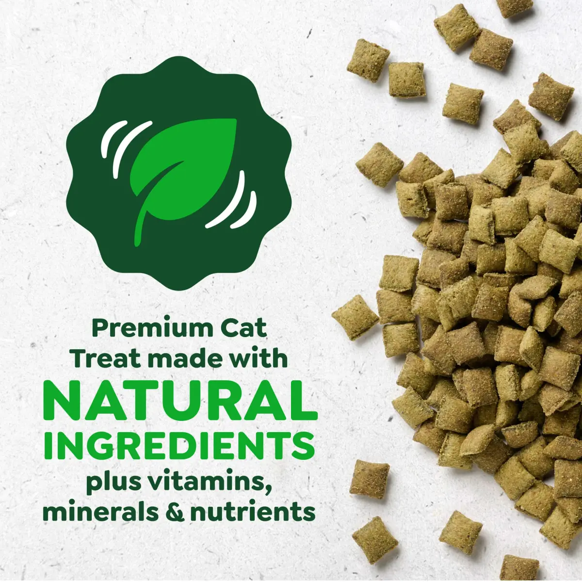 Greenies Feline Smartbites Skin & Fur Health Cat Treats, Salmon, 60g (2.1 oz) | Veterinarian-Formulated for Healthy Skin & Fur - view 5