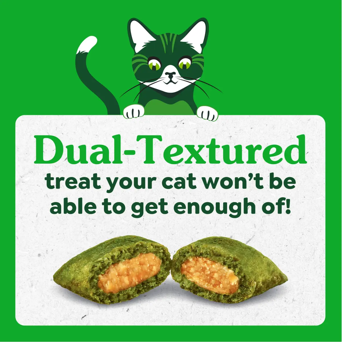 Greenies Feline Smartbites Skin & Fur Health Cat Treats, Salmon, 60g (2.1 oz) | Veterinarian-Formulated for Healthy Skin & Fur - view 4
