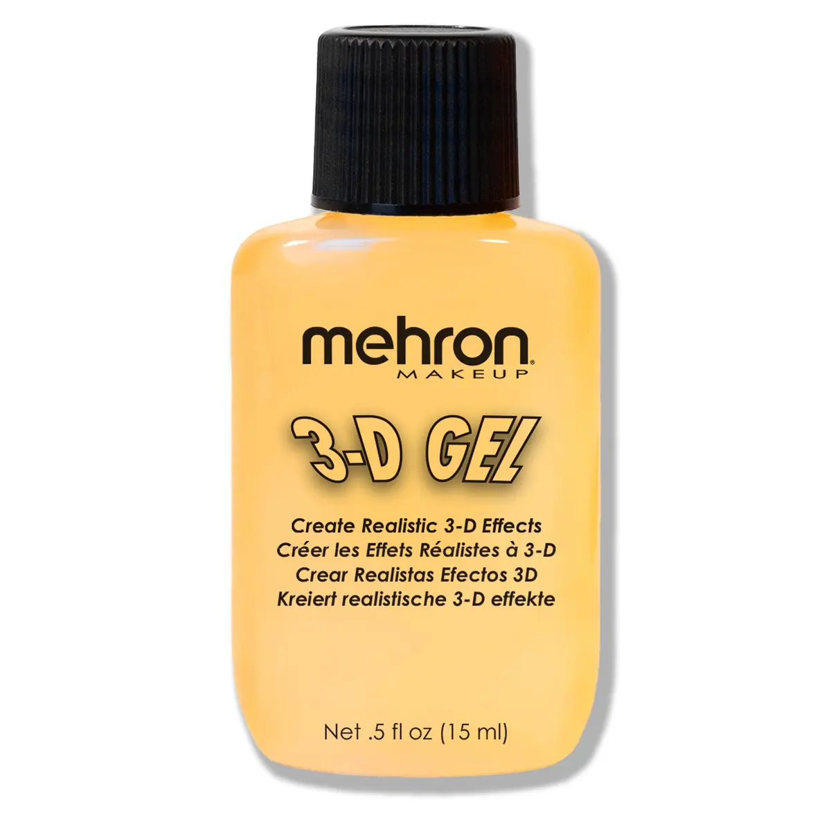 Mehron 3D Gel - 0.5 oz CLEAR | Special FX Gelatin Makeup for Realistic Effects - main product image