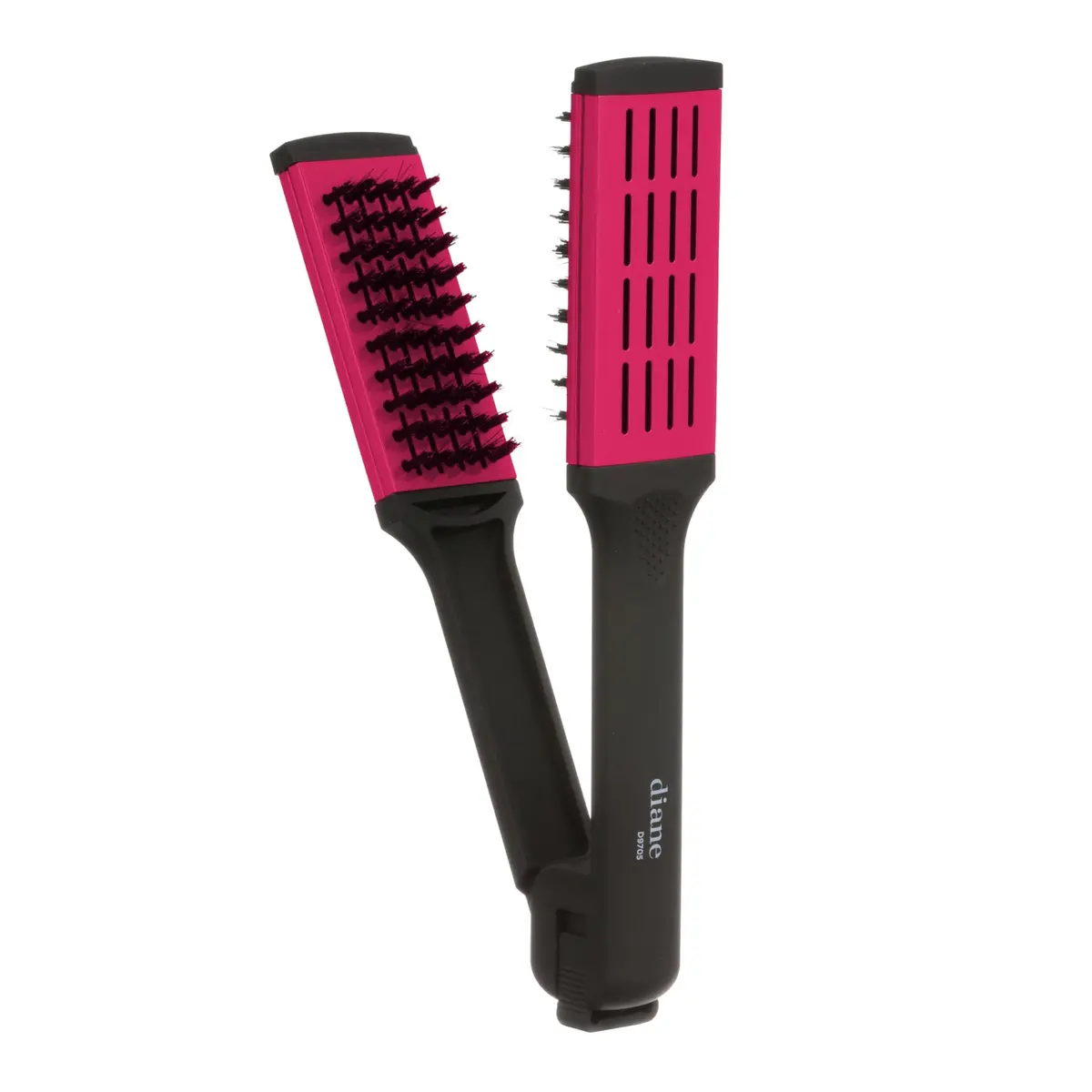 Diane Ceramic Double-Sided Straightening Hair Brush with Nylon Bristles | 9 in 1 Styling Tool for Smooth, Shiny Hair - main product image