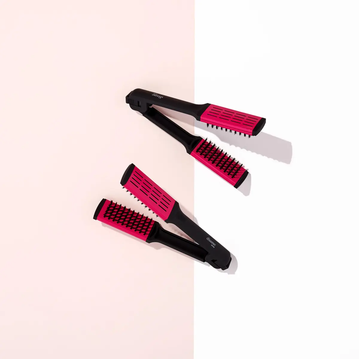 Diane Ceramic Double-Sided Straightening Hair Brush with Nylon Bristles | 9 in 1 Styling Tool for Smooth, Shiny Hair - view 4
