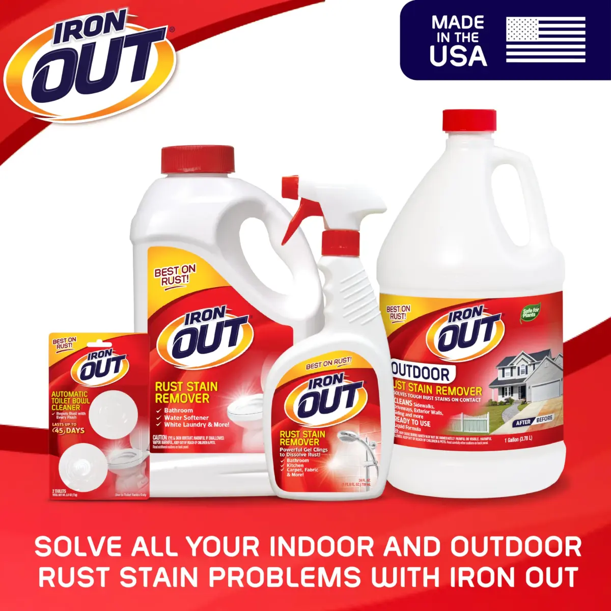 Iron OUT Rust Stain Remover Automatic Toilet Bowl Cleaner Tablets 6 Count | Prevents Rust & Hard Water Stains - view 7