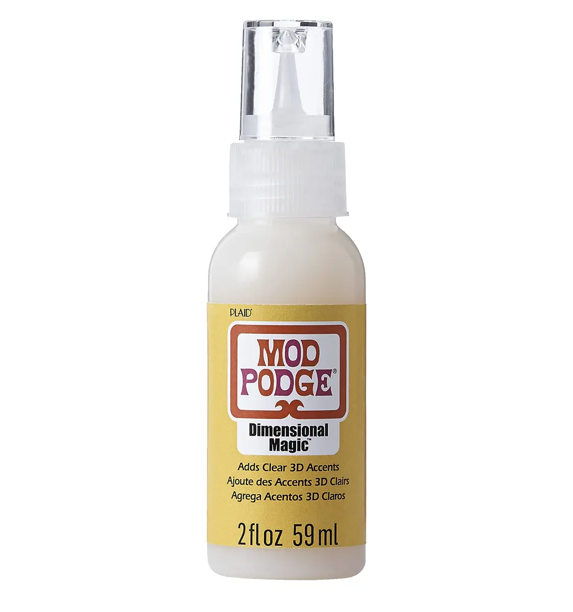 Mod Podge Dimensional Magic 2oz Clear | Epoxy-Like 3D Gloss Finish for Crafts - main product image