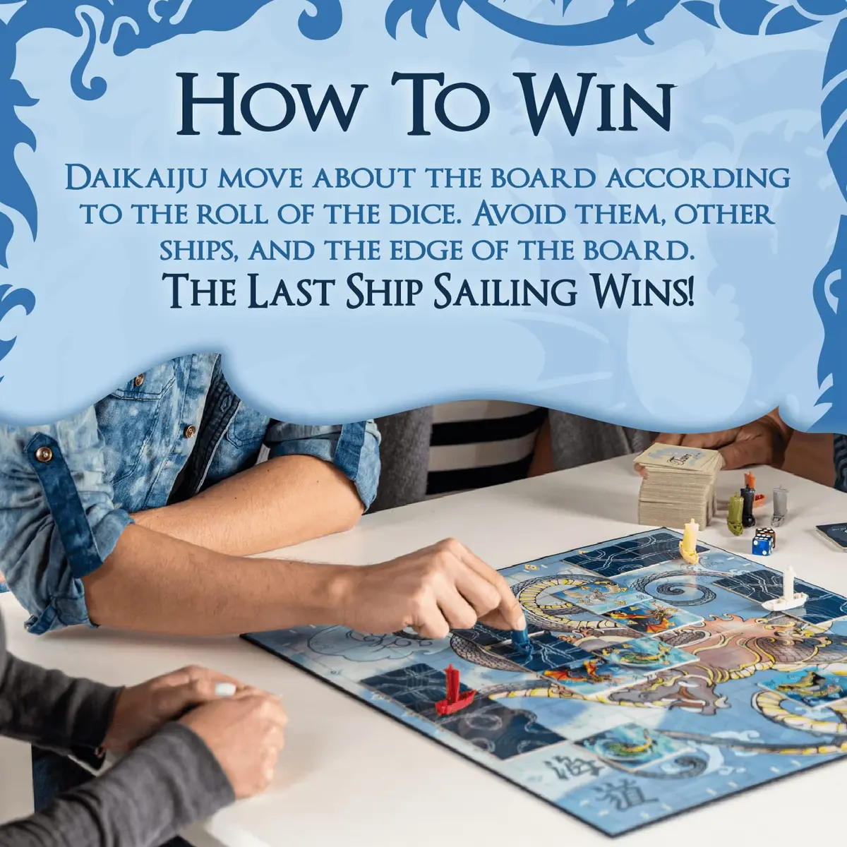 Calliope Tsuro of the Seas Strategy Board Game | Path Building Tile Laying for 2-8 Players - view 4