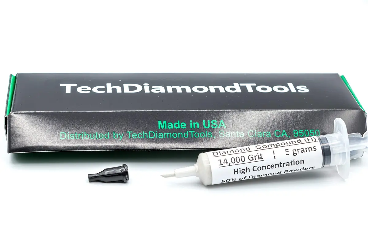 TechDiamondTools Diamond Polishing Compound 5g (0.176 oz) | 14,000 Grit (0-1 Micron) for Mirror Finish - view 6