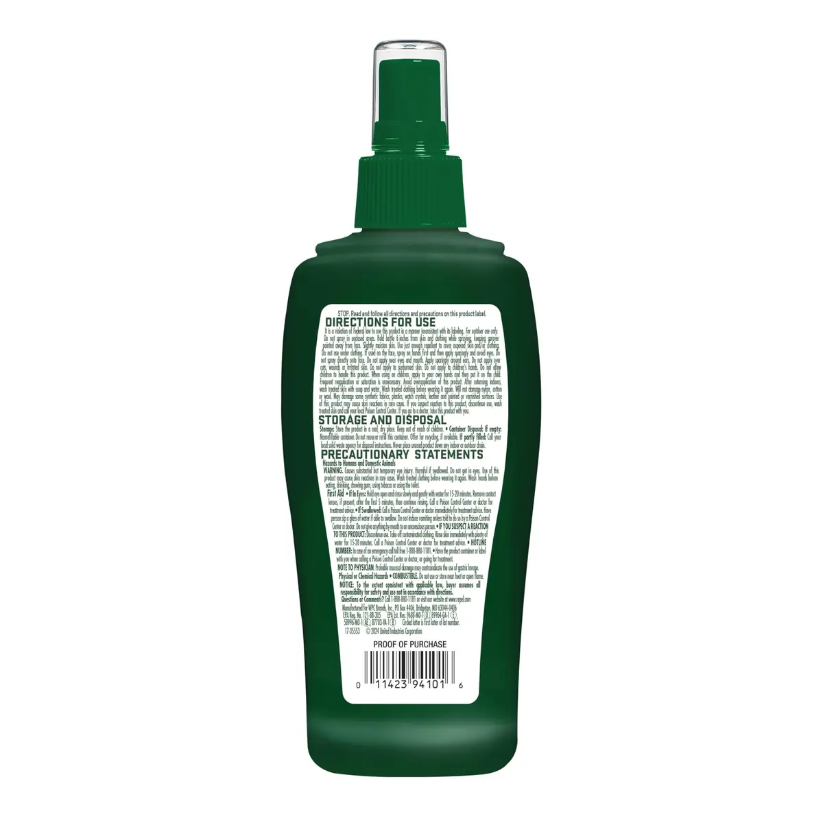 Repel Sportsmen Max Formula Pump Spray 40% DEET Insect Repellent 180ml (6 Fl Oz) | EPA Registered for Mosquitoes & Ticks - view 9