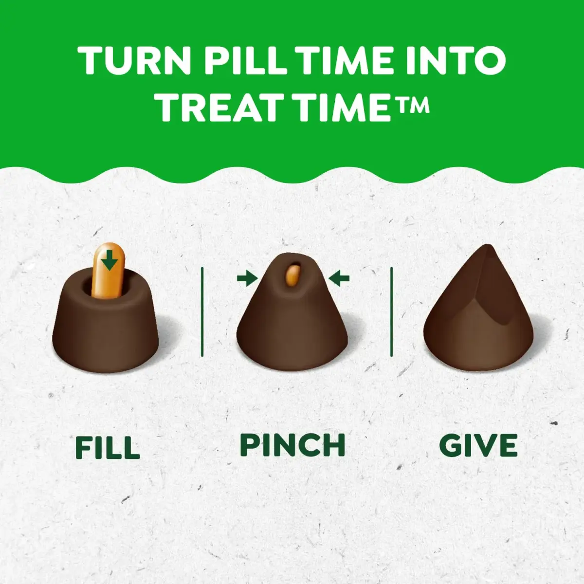 Greenies Pill Pockets Large Size Dog Treats Hickory Smoke 180 Count (30 Count x 6 Packs) | Vet-Recommended Medication Masking Treats - view 2