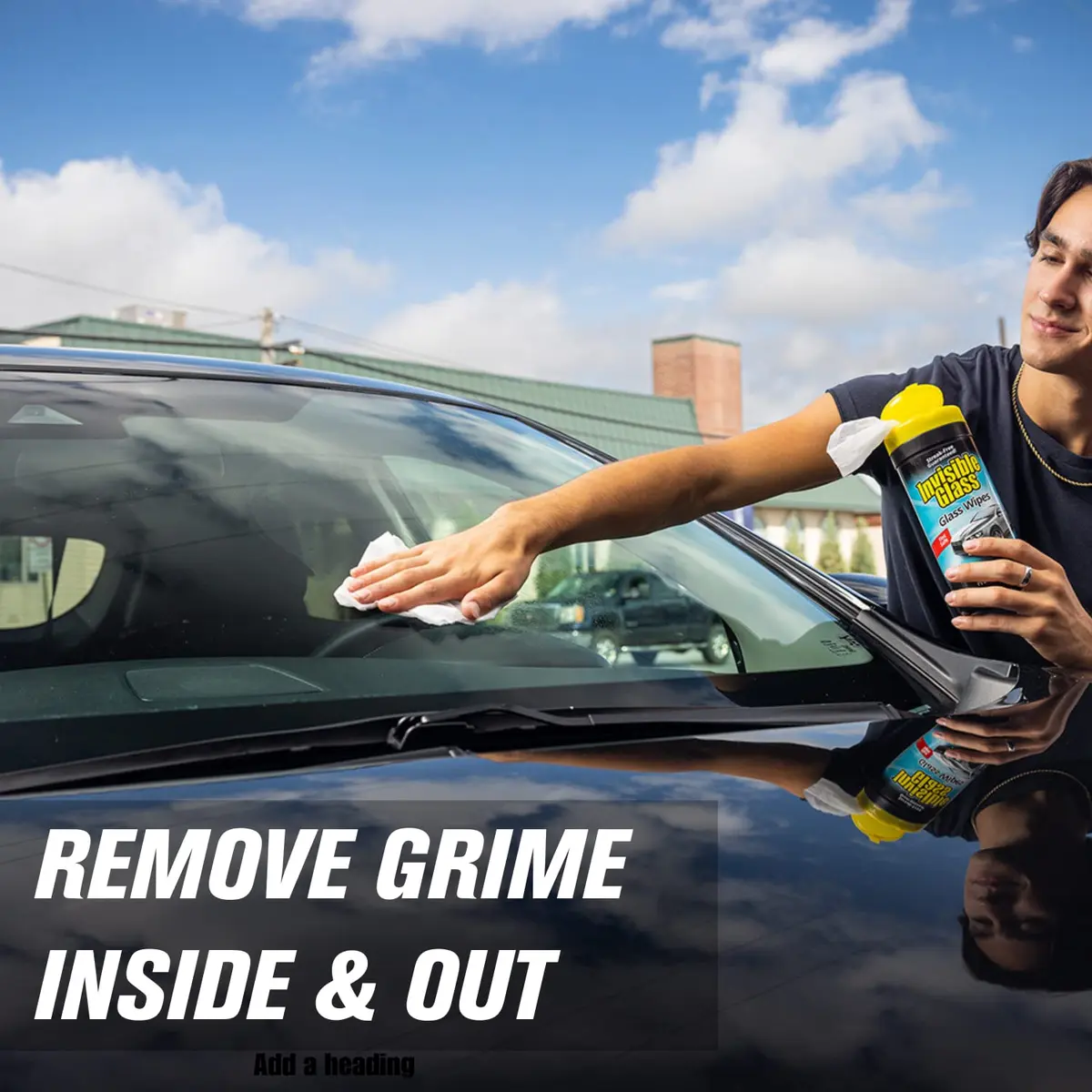 Invisible Glass Auto Glass Cleaning Wipes 28 Count (168 Wipes Total) | Streak-Free Car Windshield Cleaner - view 4