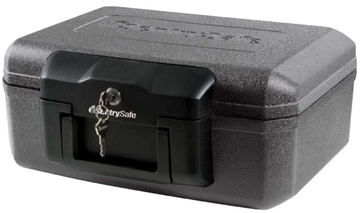 SentrySafe 1210 Fireproof Safe with Key Lock 5.16L (0.18 cu. ft.) | UL Classified 30-Min Fire Protection - main product image