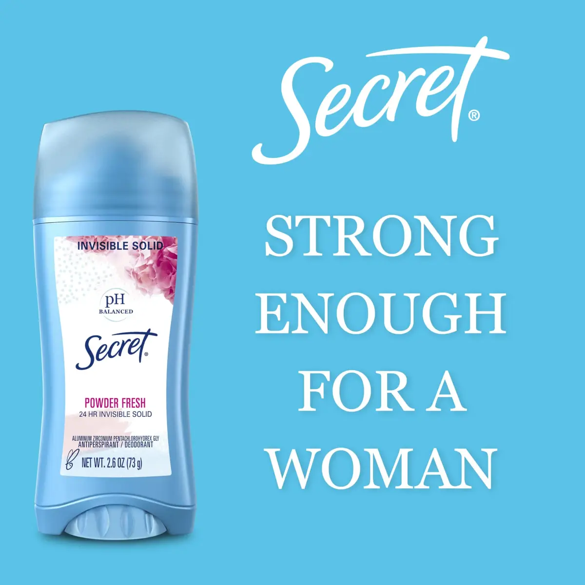 Secret Powder Fresh Invisible Solid Antiperspirant Deodorant 156g (5.2 oz Twin Pack) | 24hr Sweat & Odor Protection - view 5