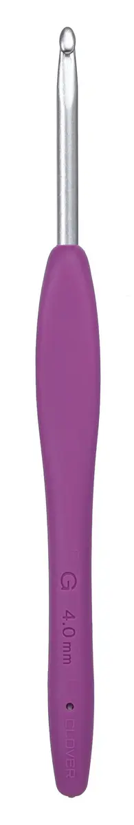 Clover Amour Crochet Hook Size G 4.0mm | Smooth, Stress-Free Crochet with Love - view 3