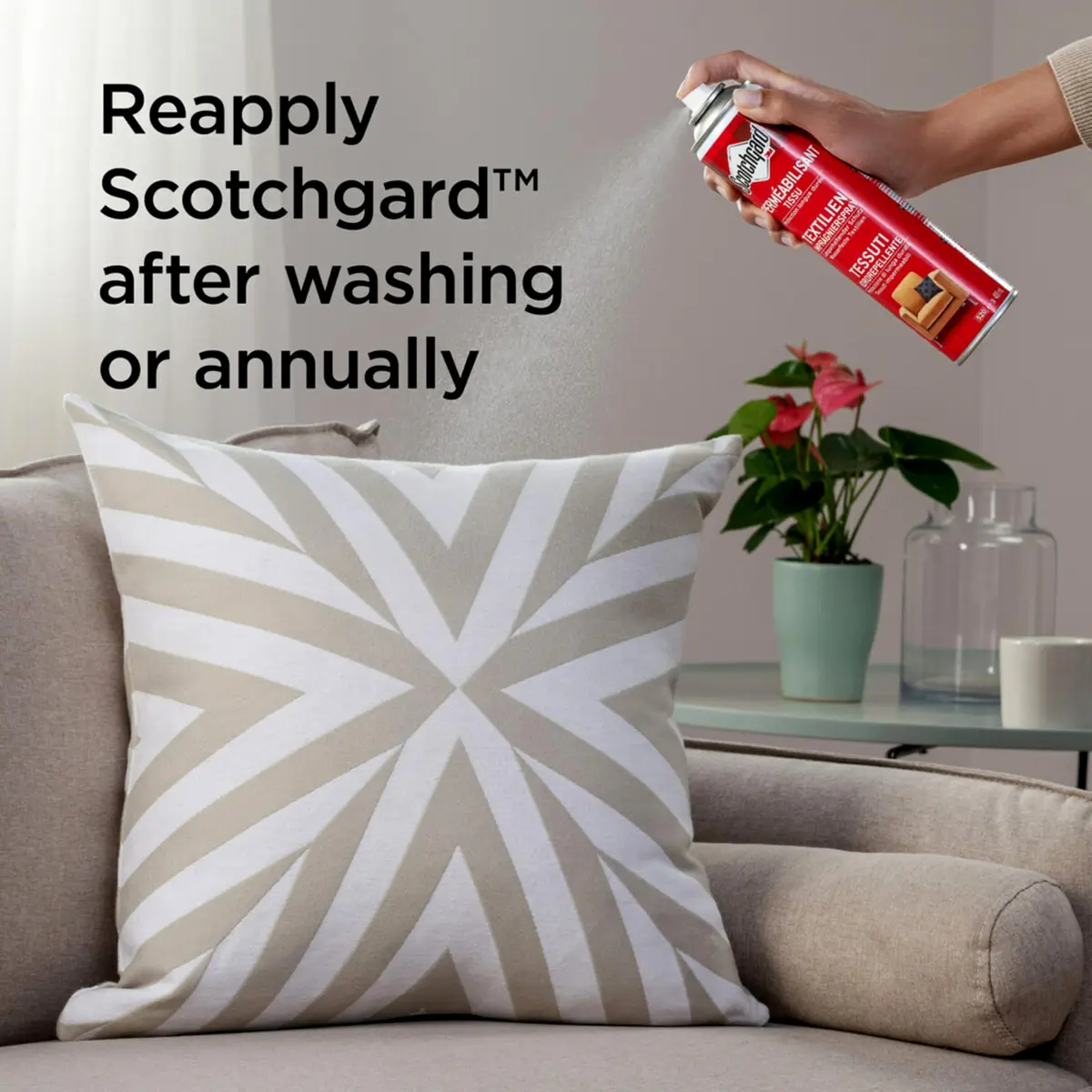 Scotchgard Fabric & Upholstery Protector Spray 591ml (20 Fl Oz Total) | Repels Liquids & Blocks Stains - view 5