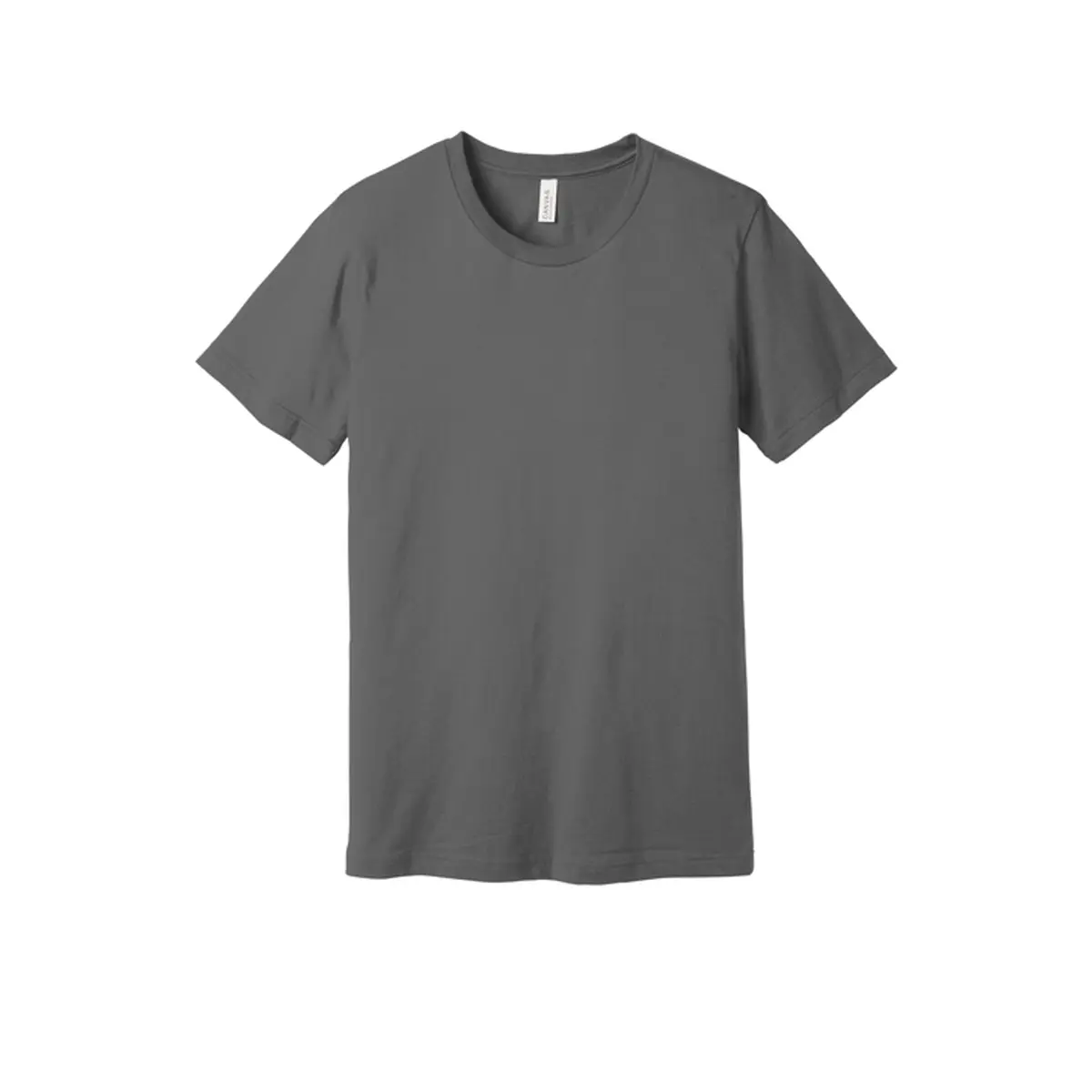 Bella + Canvas Jersey Short Sleeve Tee | Unisex Cotton T-Shirt in Asphalt (3X-Large) for Casual Wear - main product image