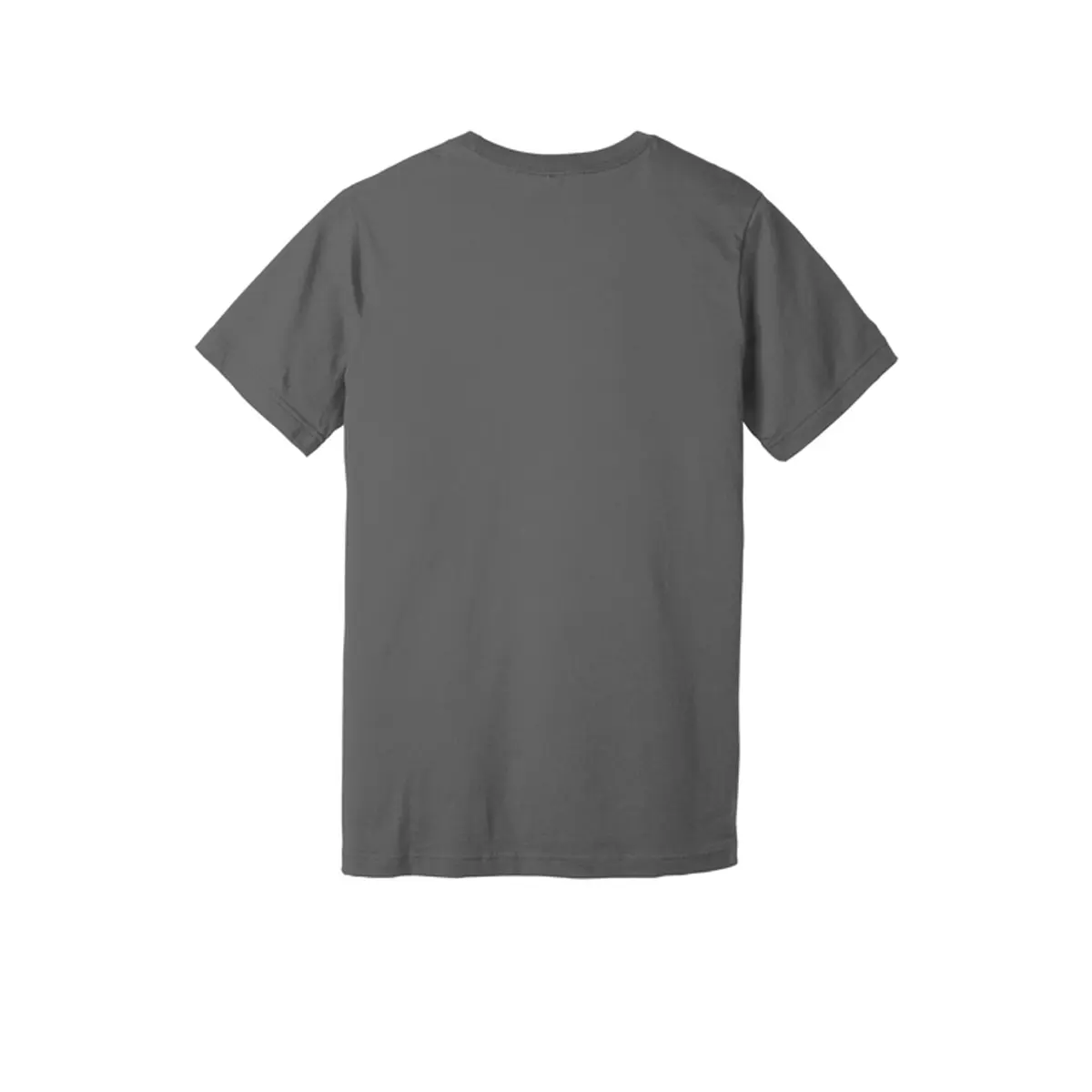 Bella + Canvas Jersey Short Sleeve Tee | Unisex Cotton T-Shirt in Asphalt (3X-Large) for Casual Wear - view 3