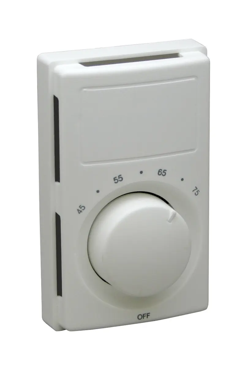 Marley M611W Qmark Electric Line Voltage Wall Thermostat | Line Voltage Heating Control (115-277V) - main product image