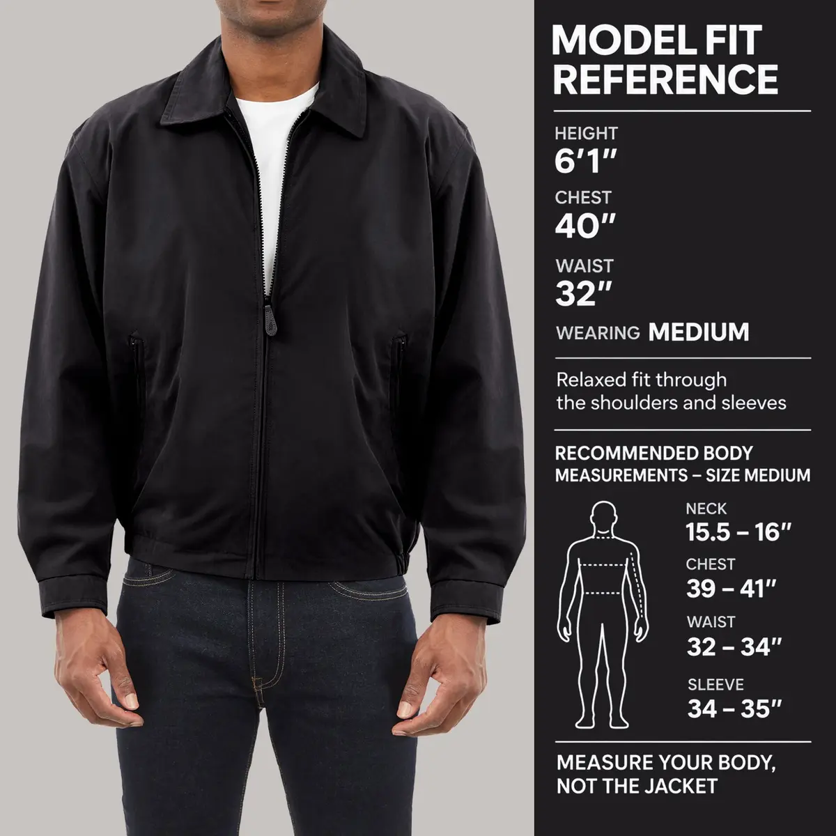 London Fog Men's Auburn Zip-Front Golf Jacket 4X-Large Big | Wind & Water Resistant - view 5