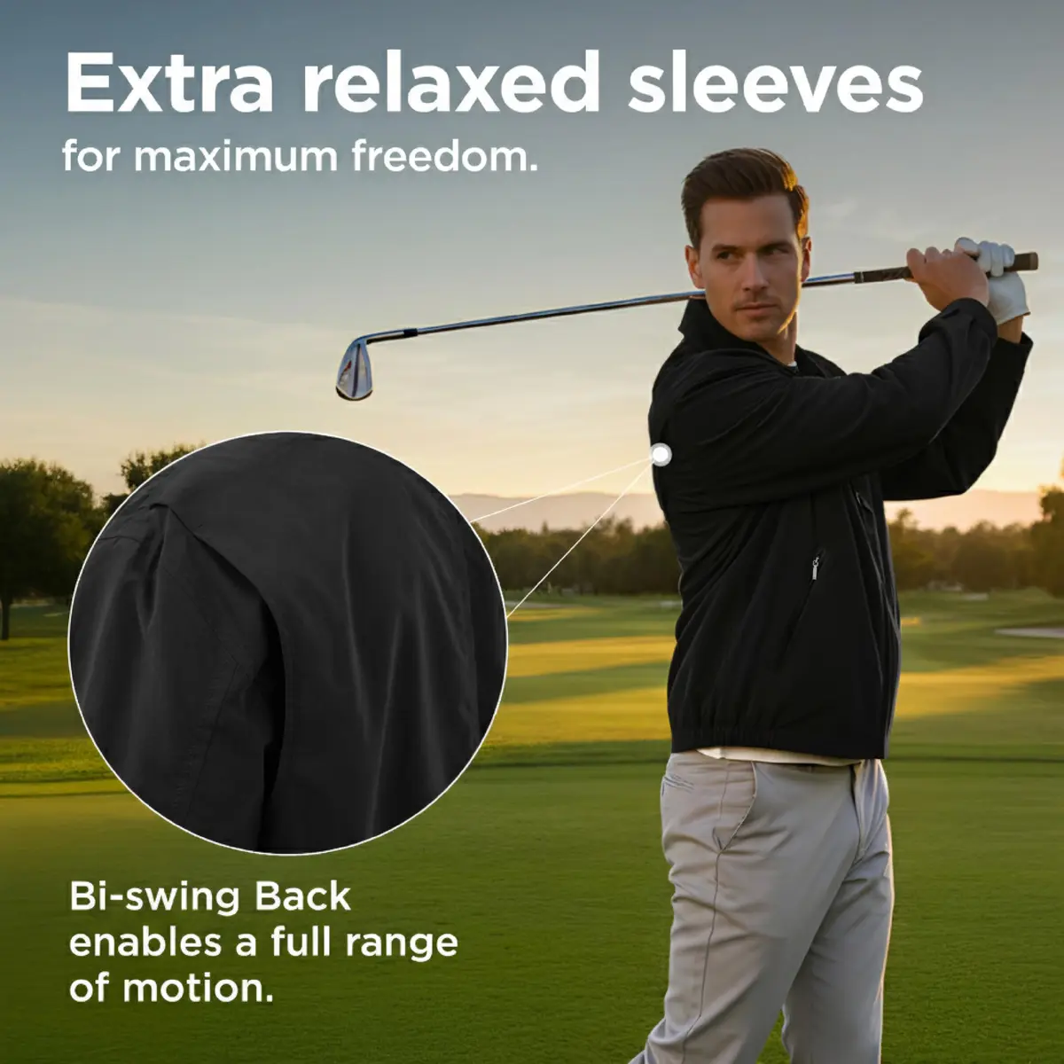 London Fog Men's Auburn Zip-Front Golf Jacket 4X-Large Big | Wind & Water Resistant - view 8