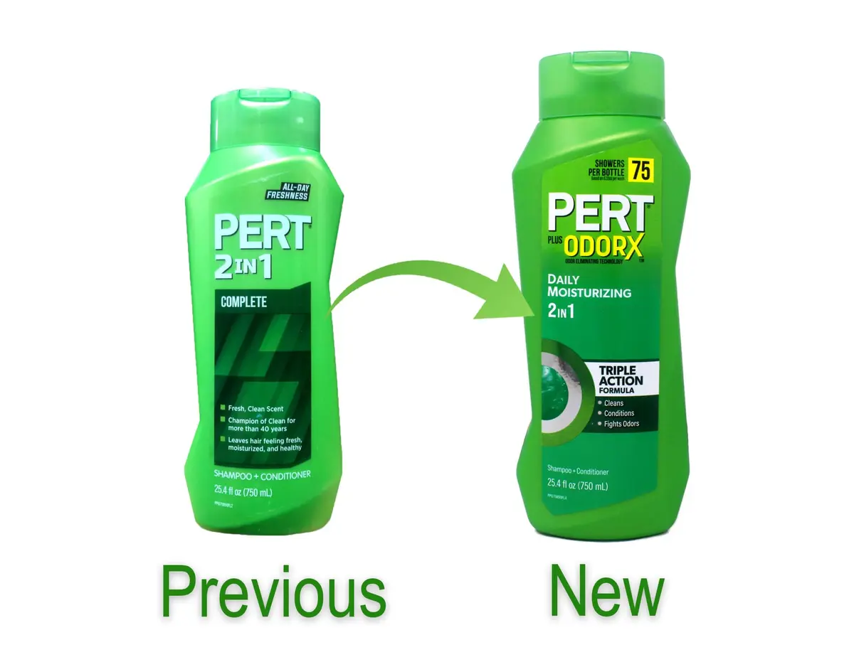 Pert 2-in-1 Complete Clean Shampoo and Conditioner for Men - 750ml (25.4 Fl Oz) Each | Fresh Scent & All-Day Manageability - view 5