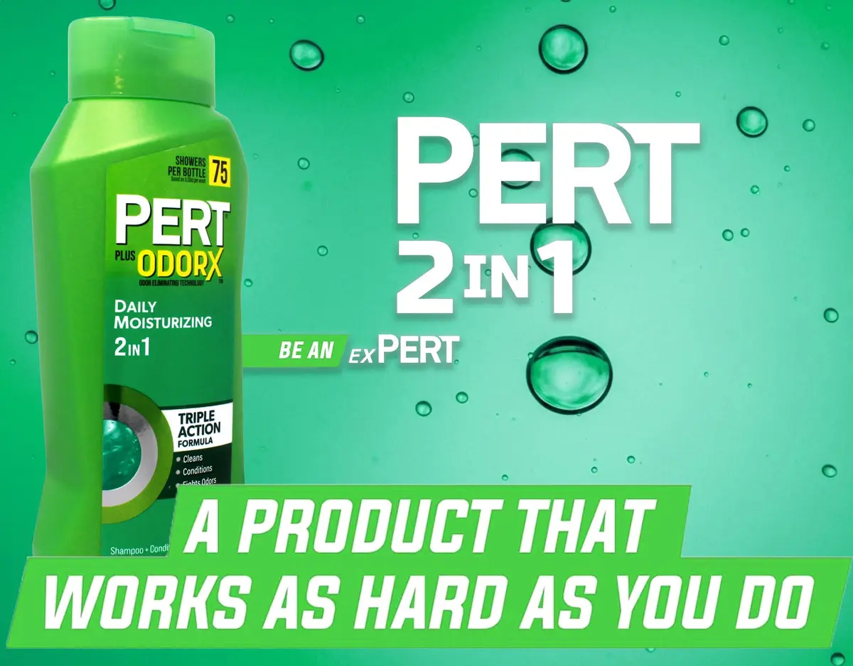 Pert 2-in-1 Complete Clean Shampoo and Conditioner for Men - 750ml (25.4 Fl Oz) Each | Fresh Scent & All-Day Manageability - view 6