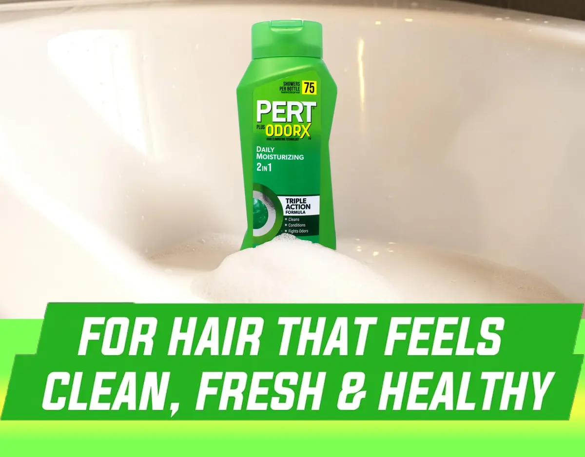 Pert 2-in-1 Complete Clean Shampoo and Conditioner for Men - 750ml (25.4 Fl Oz) Each | Fresh Scent & All-Day Manageability - view 7