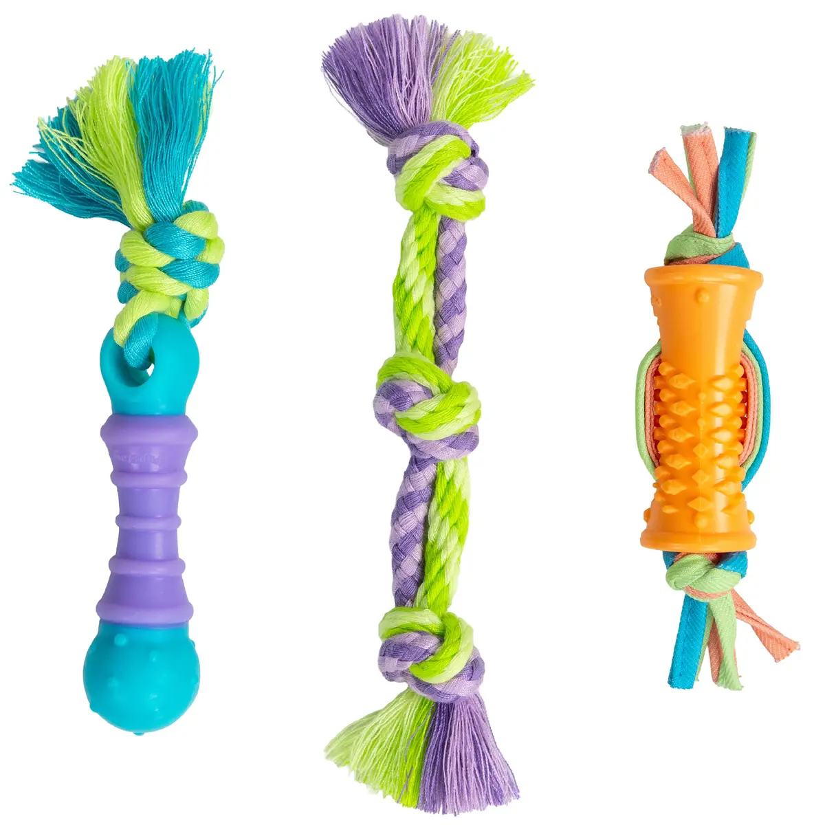 Pupstages Dental Chew Pack Mini Dog Chew Toys, 7" | Supports Healthy Teeth & Gums - main product image