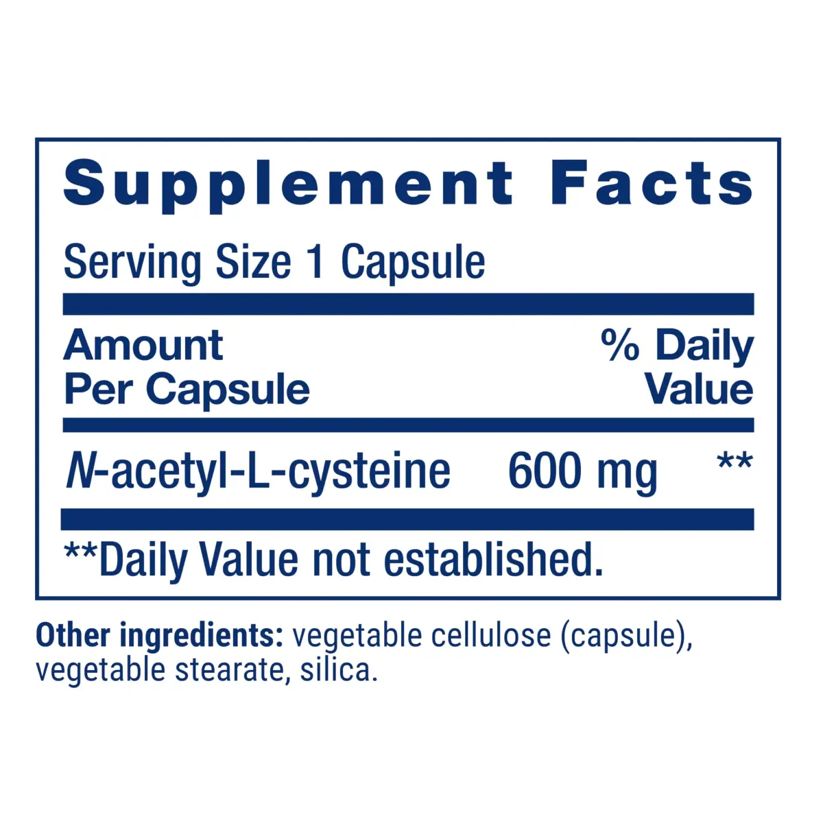 Life Extension N-Acetyl-L-Cysteine (NAC) 600 mg Capsules | Potent Antioxidant Support for Immune, Liver & Respiratory Health - view 3