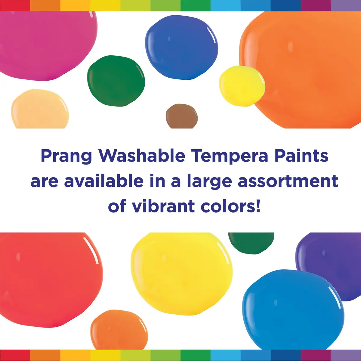 Prang Washable Tempera Paint, Assorted Colors, 16 Oz., 12 Count | Bright, Washable, Kid-Safe - view 6