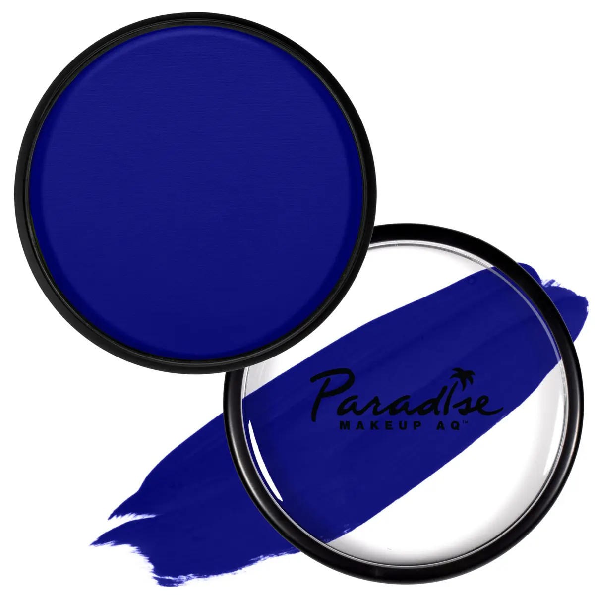 Mehron Makeup Paradise AQ - DARK BLUE | Water-Activated Face & Body Paint, 1.16 oz, Vibrant & Long-Lasting - main product image