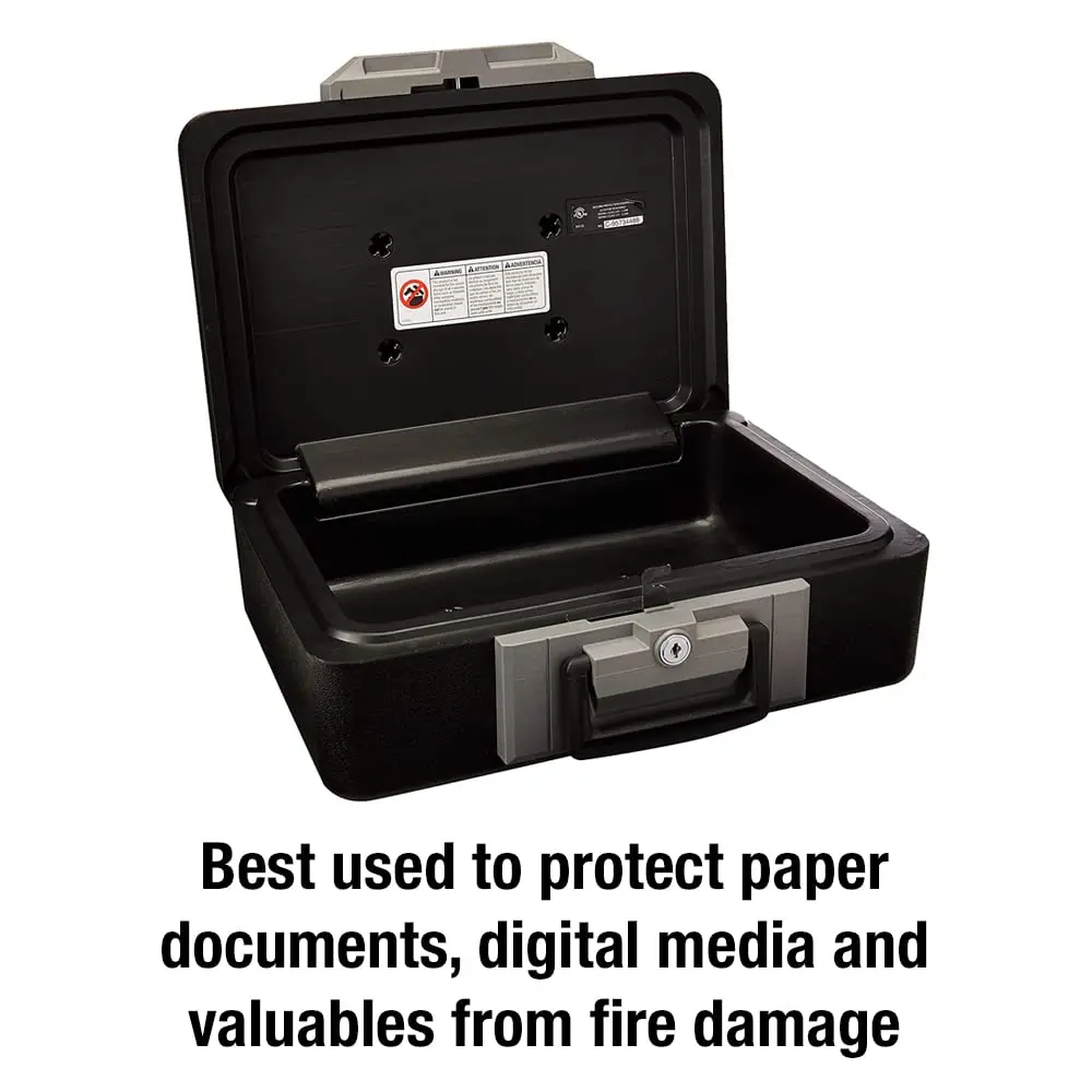 SentrySafe Fireproof Safe Box 1160 with Key Lock, 0.25 cu. ft. (7 L) | UL Classified Fire Endurance - view 2