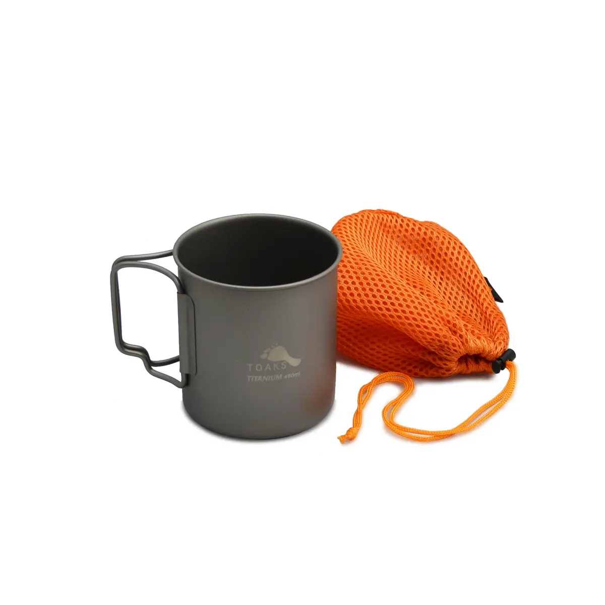 TOAKS Titanium 450ml Cup | Ultralight Camping Mug for Outdoor Use - view 2