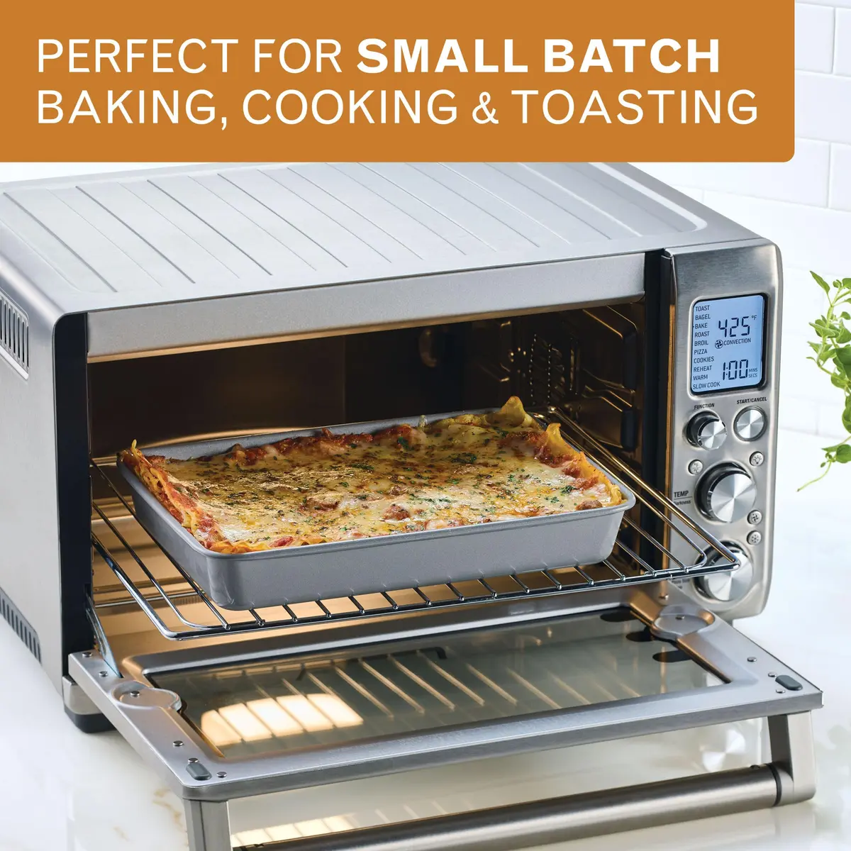 Farberware Gray Bakeware Steel Nonstick Toaster Oven Pan Set 4-Piece Baking Set 18cm (7.1in) x 18cm (7.1in) | Durable & Warp-Resistant - view 3