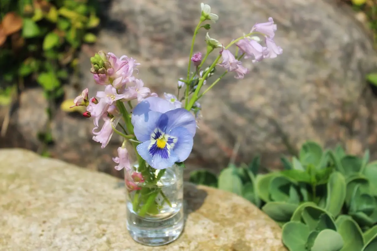 WGVI Thick Clear Cylinder Glass Vase 3" W x 5" H | Elegant Floral Container & Wedding Centerpiece - view 8