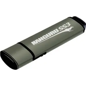 Kanguru SS3 64GB USB 3.0 Flash Drive with Write Protect Switch | 400MB/s Read Speed - view 2
