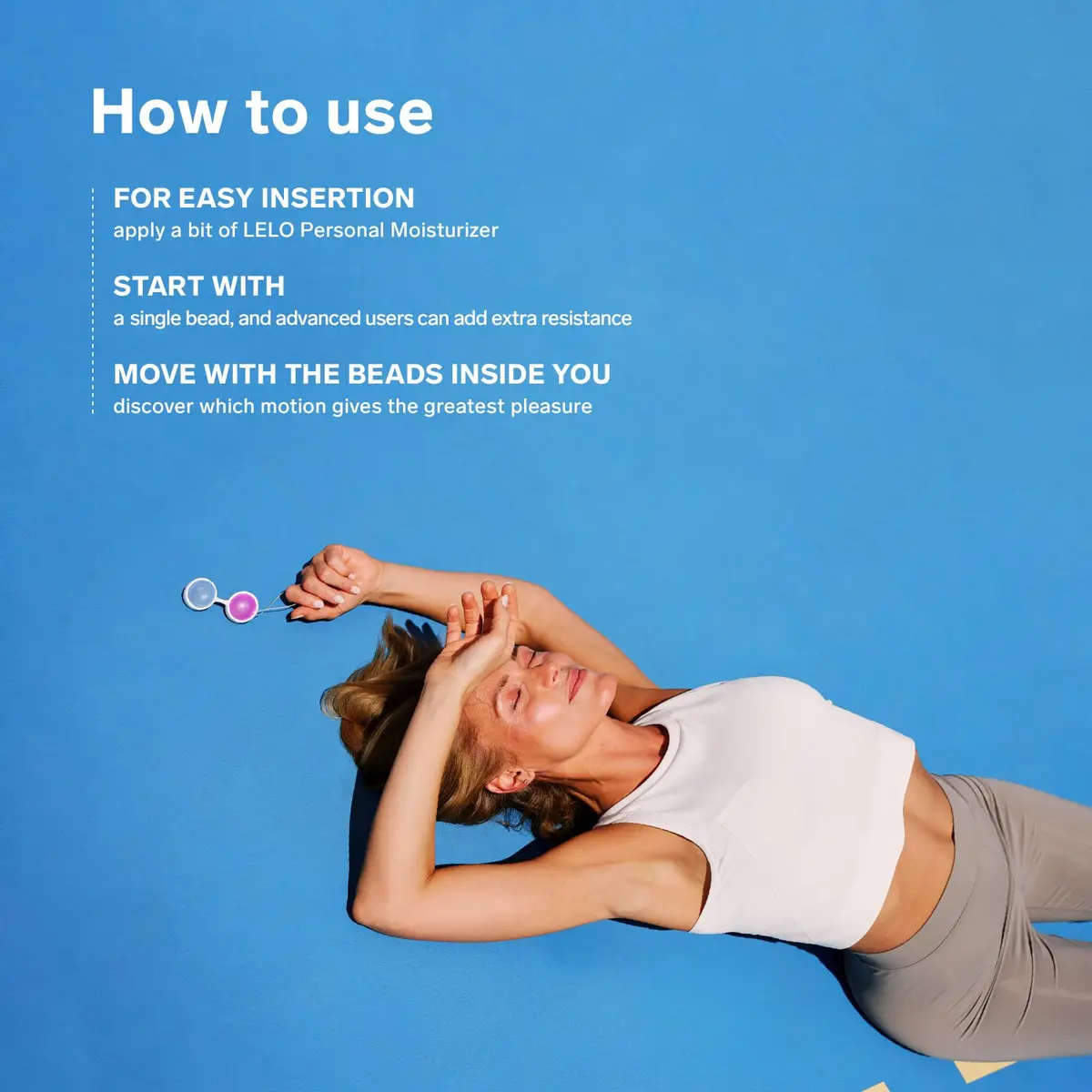 LELO Beads Mini - Small Kegel Balls (4-Pack) | Pelvic Floor Trainer for Beginners - view 5
