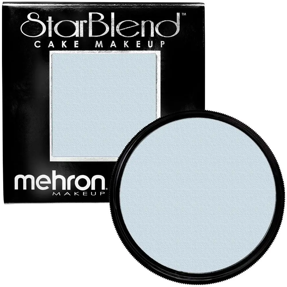 Mehron Makeup StarBlend - MOONLIGHT WHITE Wet/Dry Pressed Powder Face Paint | Full Coverage, Stage-Ready (70-120 chars) - main product image